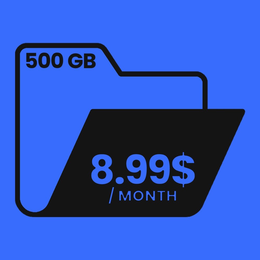 Fast, Affordable & Secure Cloud Storage 500GB